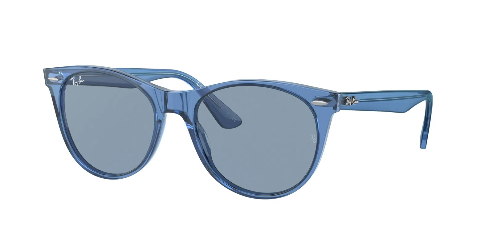 Ray-Ban Wayfarer Ii 2185 Sunglasses - Havana On Trasparent Light Bro - view 101